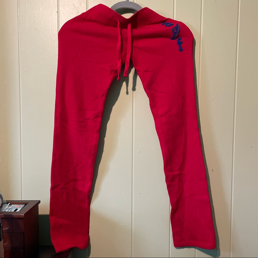 Abercrombie Youth Large Red Sweatpants